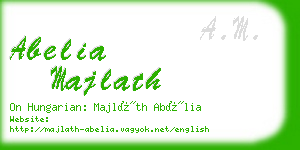 abelia majlath business card